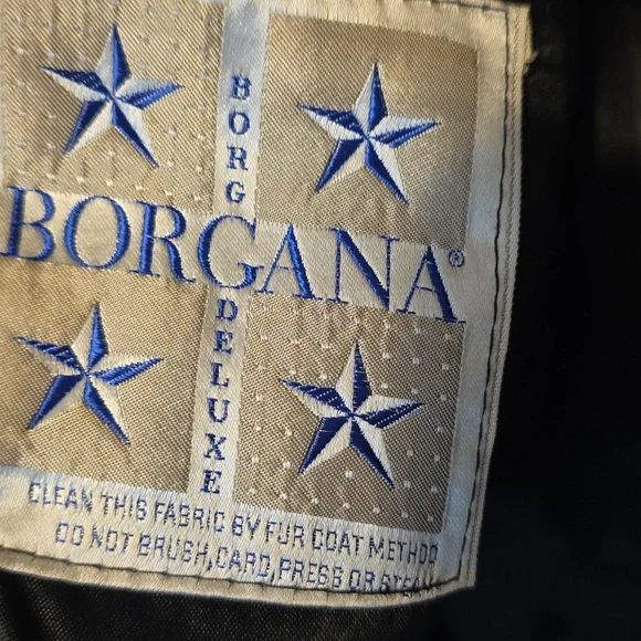 VTG Borgana Deluxe Women's Fur?Cape Style Cropped Coat Glamourous USA Sz M? EUC - Picture 3 of 10